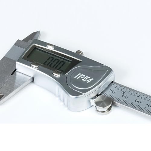 Calibrador electrónico IP54 con pantalla LCD para medir en milímetros y pulgadas 4