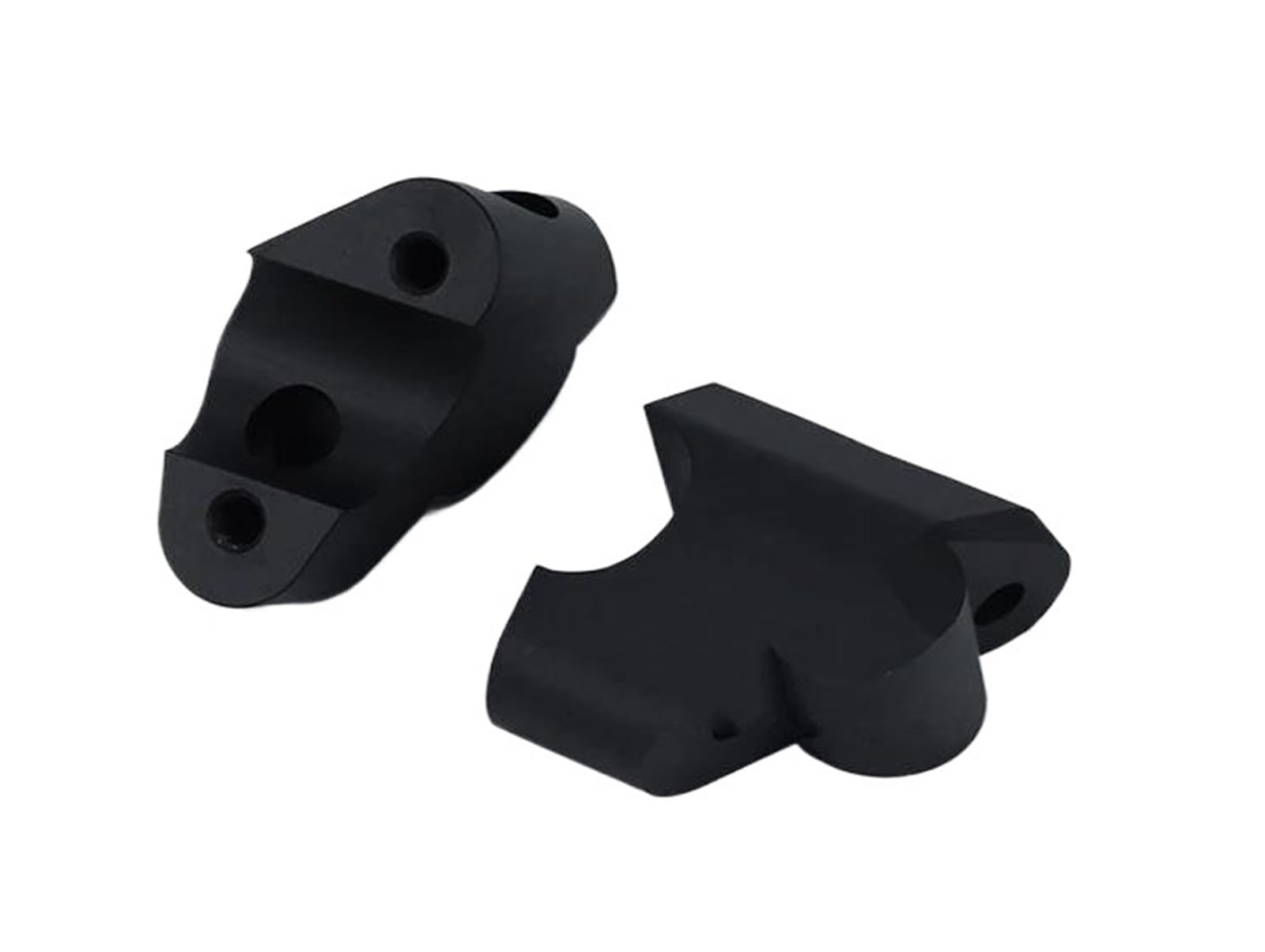 for Multistrada for V4S for V4 S for Pikes for Peak for Rally Handlebar Riser Clamp Heighten Move Back Adapter Handlebar Clamps Risers(Black)