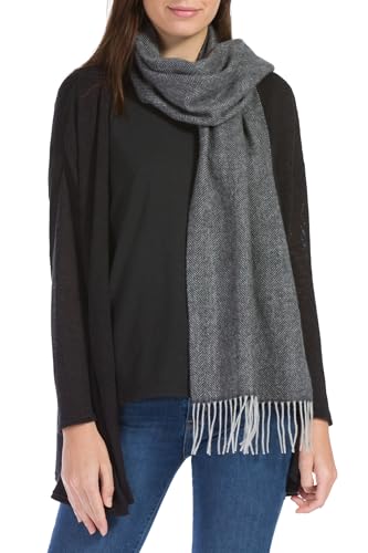 Fishers Finery Women's 100% Pure Cashmere Winter Scarf