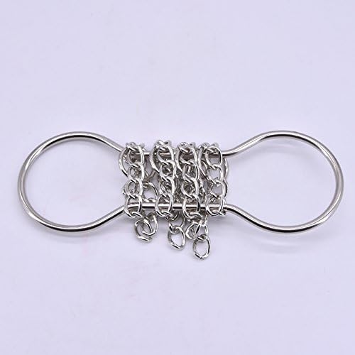 SUMAG Chain Shackle Escape - Handcuff Escape - Silver Color - Magic Tricks Stage Close-up Street Accessories Gimmick Comedy Mentalism
