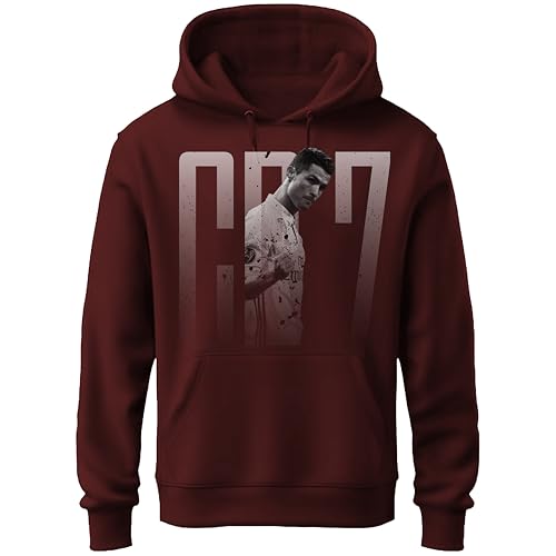 Image of Khakey Clothing's Boys Hoodie Stylish Trendy Best Winter Wear Hooded Sweatshirt Ronaldo Inspired Sports Tshirt New Football Inspired Stylish Hoodies
