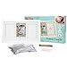 Nuby Baby Hand & Footprint Kit with Wall Decor Frame That Holds One 4 x 6 Photo & 2 Clay Print Kits for Newborn Girls & Boys, Personalized Baby Gift
