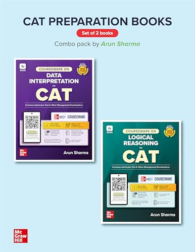 Image of Arun Sharma's CAT exam 2025-26 bundle / combo (set of 2 books) - Logical Reasoning(LR) + Data Interpretation(DI)