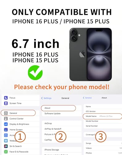 Image of 2 Pack 360 Degree for iPhone 16 Plus /15 Plus Privacy Screen Protector, 4-Way Private Anti-Spy Tempered Glass Film with Auto Alignment Bubble Free Dust Free, Anti-Scratch, 9H Hardness, Easy Install