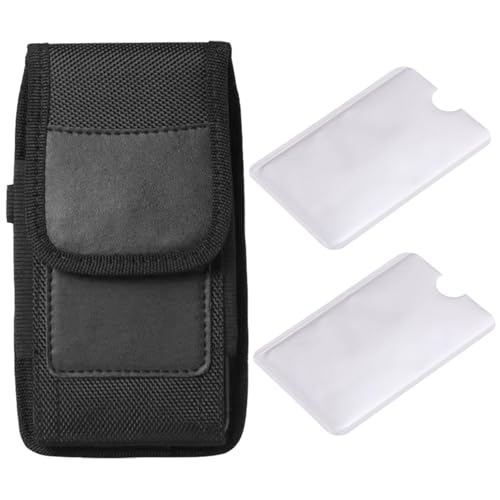 EHDWXVZM 1 Sac Banane en Cuir pour Téléphone Portable, 2 Porte-Cartes Anti-Démagnétisation, Design Élégant Et Simple, Adapté Aux Sports De Plein Air Et...