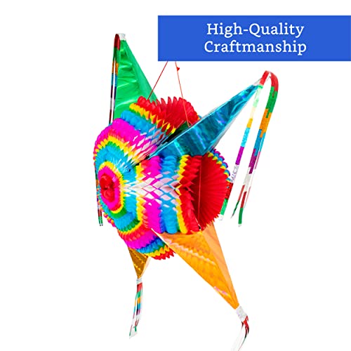 Fiesta Wraps PINATA01 Mexican Piñata (Large 32 Inches Authentic Handmade) - Foldable Large Pinatas For Birthday Party thumb #2