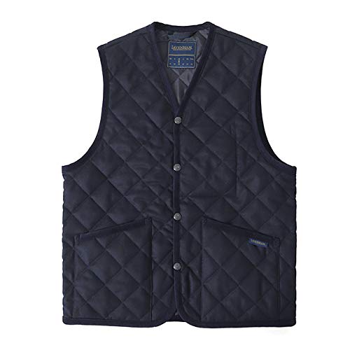 [ラベンハム] 【別注モデル】 ダブリン キルティング ウールベスト G192020 DUBLIN MENS 20 ジレ メンズ【40-L-Navy】のサムネイル