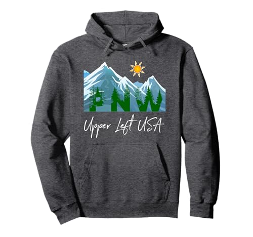Pacific Northwest Pine Trees Mountains Hoodie