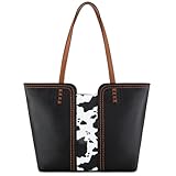 Montana West Tote Bag for Women Top Handle Satchel Purse Oversized Shoulder Handbag Hobo Bags Gift Pink MWC-118COW-BK