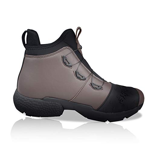 Madbike Chaussures de course légères pour homme imperméables à semelle antidérapante Marron 41