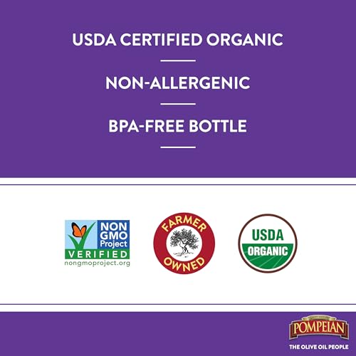 image for Pompeian Gourmet Organic Red Wine Vinegar, Unfiltered & Unpasteurized,