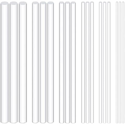 Swpeet 30Pcs Acrylic Dowel Rods Cover