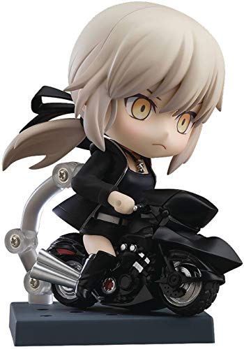 Good Smile Fate/Grand Order: Saber/Altria Pendragon (Alter) Shinjuku Version & Cuirassier Noir Nendoroid Action Figure, Multicolor