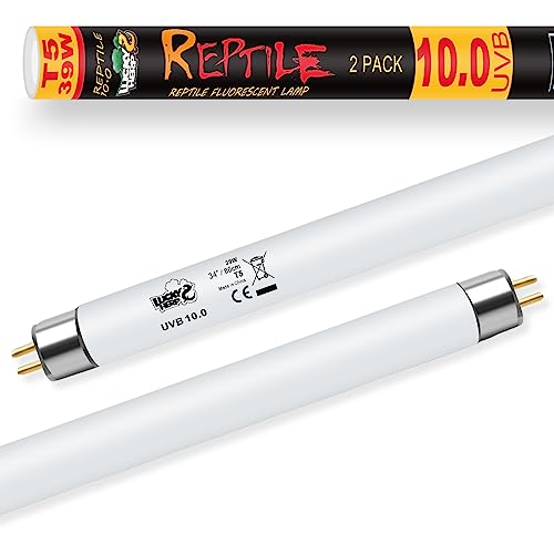 LUCKY HERP 2 Pack T5 UVB 10.0 Reptile Light 39W