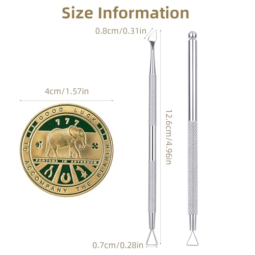2PCS Scratcher with Lucky Coin