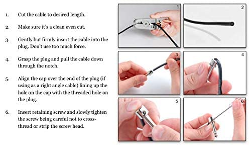 Kurrent Electric KE-GPC-1 Solderless Guitar Pedal Patch Cable Kit 6 Pack To Make Custom Length Cables For Pedalboard thumb #5