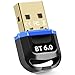 Adattatore Bluetooth 6.0 per PC, adattatore USB Bluetooth per desktop, laptop, PC, auricolari, tastiera, mouse, Bluatooth stereo, con Windows 11/10/8.1 immagine