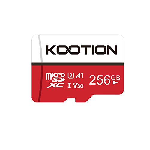KOOTION 256 GB Micro SD Card Ultra Micro SDXC Memory UHS-3 Card V30