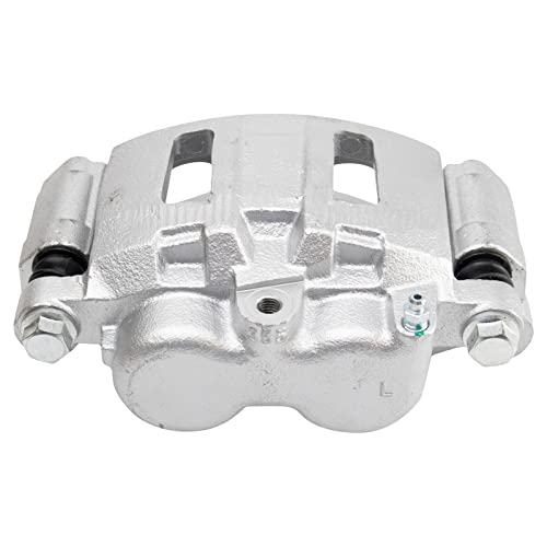 Image of TRQ Front Left Brake Caliper w /Bracket Drivers Side