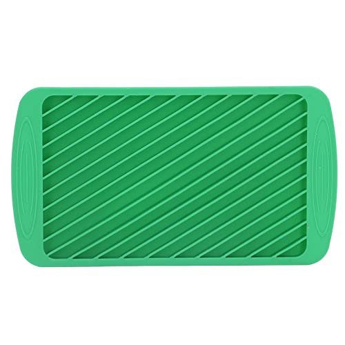 TYCIONG Bandeja de Silicona para Cubitos de Hielo, Hielo Estrecho que Se Congela Rápidamente con Almacenamiento Fácil de Limpiar para Cócteles, Whisky, Tequila, Vodka, Bar, Cocina (Verde)