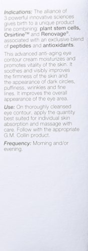 G.M. COLLIN Phyto Stem Cell Eye Contour | Anti-Aging Under Eye Cream | Hydrating Treatment for Puffiness and Dark Circles | Firming Skin Care for Fine Lines and Wrinkles