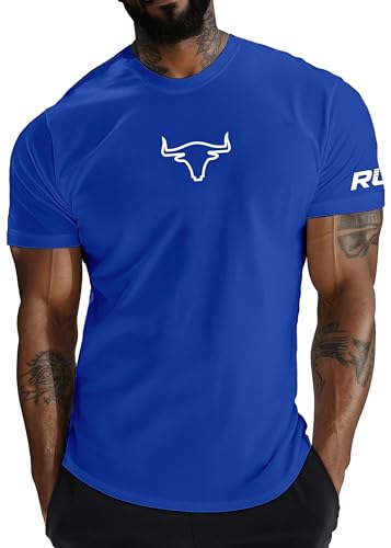 Image of Peppyzone Quick Dry Sports T Shirt for Men | Lightweight Breathable Gym T-Shirt | Regular Fit Workout Tee for Running, Training & Everyday Activewear