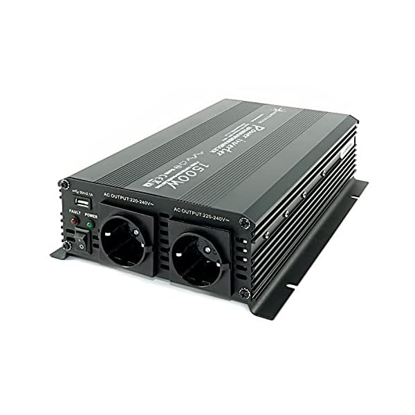 Spannungswandler 12V 1500 3000 Watt 230V - Wechselrichter für den mobilen Anschluss von Haushaltsgeräten …