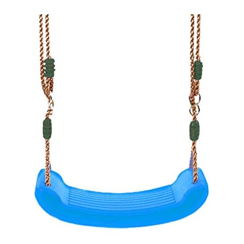 Swing Seat, Kids’ Garden Swing Seat, Adjustable Curved Swing Seat for Playgrounds, Fitness Bar Swing for Outdoor Garden for 3 Years and Above Cover