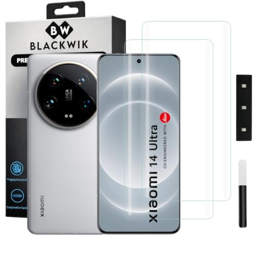 Image of Blackwik UV Curved Tempered Glass for Xiaomi 14 Ultra | 2-Pack