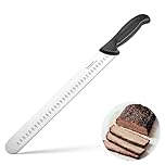 Brisket Knife, Carving Knife for Meat with 12 Inch Ultra Sharp Slicing Knives for Cutting BBQ, Turkey and Roast, Premium High Carbon Stainless Steel Rondauno