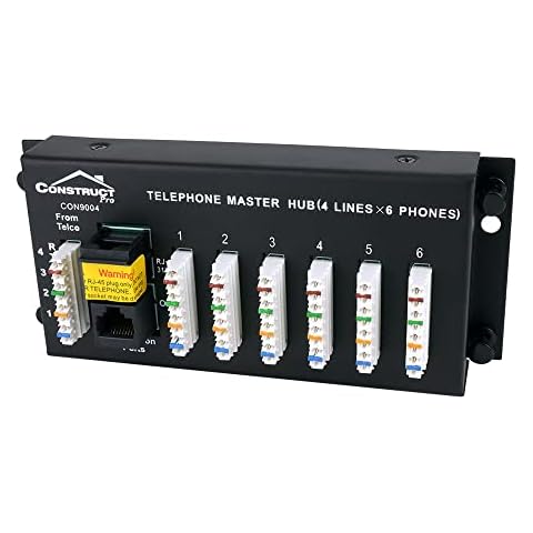 Construct Pro 1 X 6 Telephone Module with Rj31 Jack Cover
