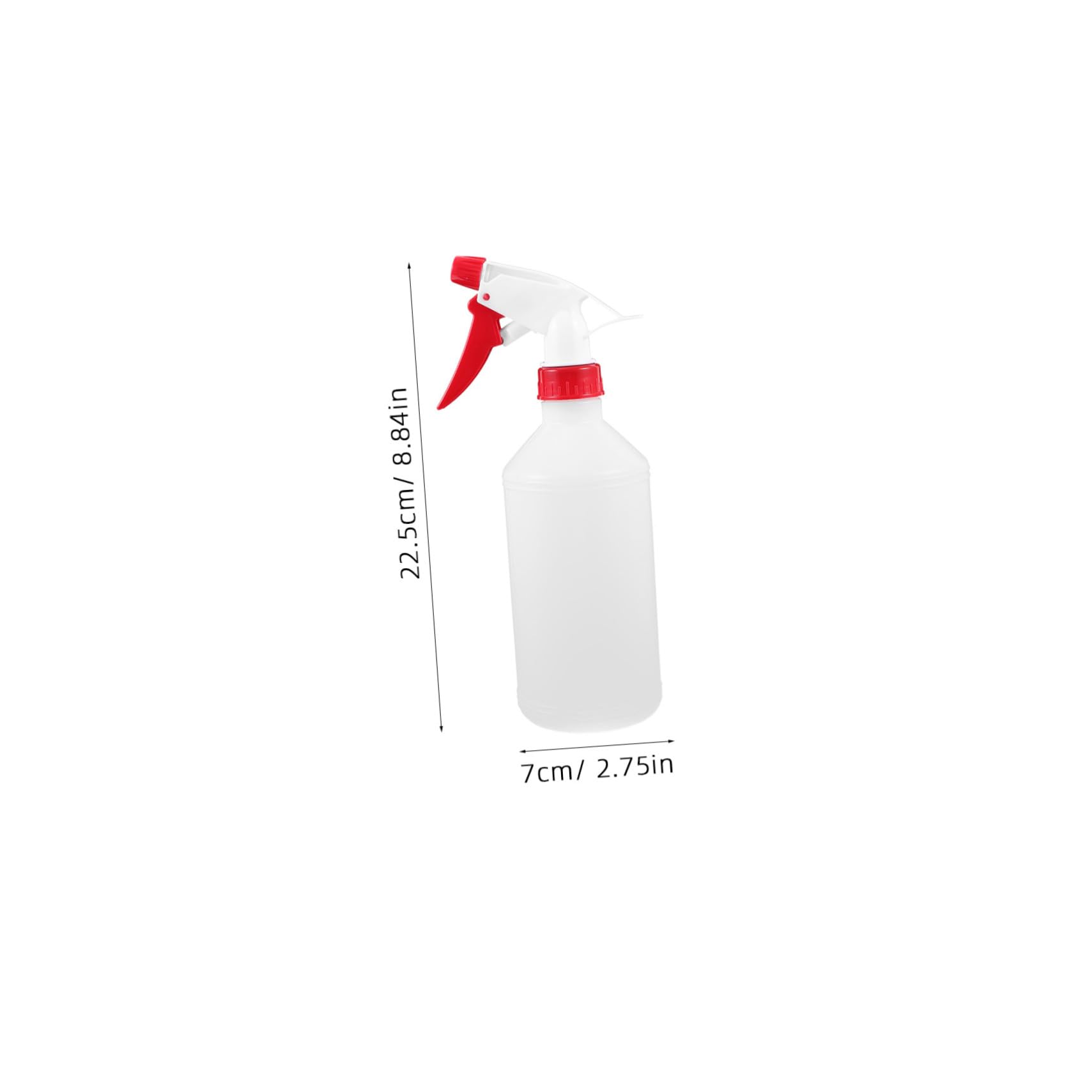 SUPVOX Botella de Spray Vacía 500ml para Jardinería y Limpieza del Hogar, Set de 6 Piezas Plástico Ergonómico, Pulverizador Portátil para Plantas y Uso Doméstico Color Aleatorio