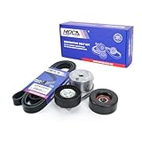 MPLUS Serpentine Belt Component Kit fits for Dodge 2006-2007 Caravan Base, 2004-2007 Caravan SXT, 2001-2007 Grand Caravan, for Chrysler 2001-2004, 2006-2007 Town & Country, 2001-2002 Voyager Base