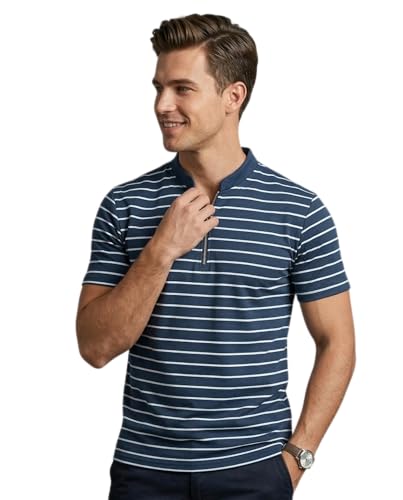 Image of TAGAS Men TAGAS Mens Polo T-Shirt || Men's Color Block Polo Tshirt | Short Sleeve Casual Pullover with Collar |Casual Wear for Men | Mens Regular FIT T-Shirts