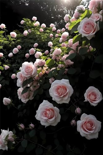 Diamond art painting adultes fleurs broderie diamant kit complet 90x120cm