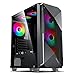 Phoenix - Caja Ordenador, Gaming, Semitorre ATX, Cristal Templado, con 1 Ventilador Trasero RGB y Controlador ARGB Preinstalada, Filtro Anti-polvo, Compatible con Placas ARGB 3 Pines