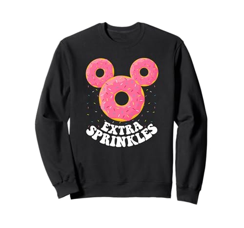 Sweatshirt Disney Mickey Mouse Donut Ears Extra Sprinkles