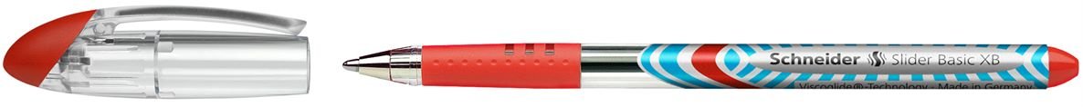 Schneider Stylo à bille Slider XB (boîte de 10) (Rouge)