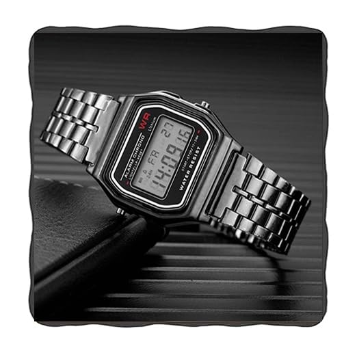 Image of Acnos Premium Brand Digital 4 Colours Square Dial Unisex Wrist Watch for Men Women Pack of 1 (WR)