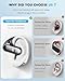 Boytond Open Ear Earbuds, Wireless Ear Buds,Earhook Earbuds with 40H Playtime,IPX7 Waterproof Sports Bluetooth Earphones,Bluetooth V5.3 Ultra Comfort Open Ear Headphones Wireless,Clear Calls