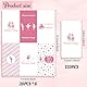 arricraft 120 Stück Dankeschön Geschenkpapier Für Süßigkeiten Rosa Ballett Mini Candy Bar Wrapper Ballett Schuhe Tänzer Und Röcke Bar Label Aufkleber Für Tanz Geburtstag Party Abschlusszeremonie