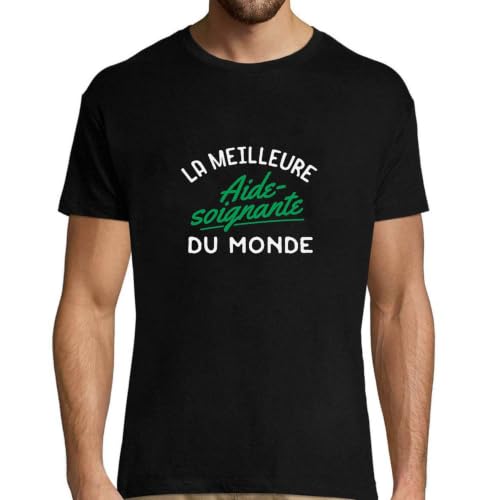 T-Shirt Homme La Meilleure Aide-Soignante du Monde pour anniversaire