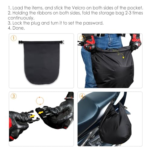 szaluyk Sac de transport sécurisé pour casque | Sac à dos d'extérieur verrouillable pour soudage – vue 2