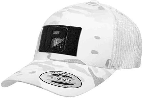 Miniatura 6 de Pull Patch Multicam - Gorra de camionero con diseño de camuflaje curvado, gorra táctica, superficie de bucle de 2 x 3 pulgadas para fijar parches