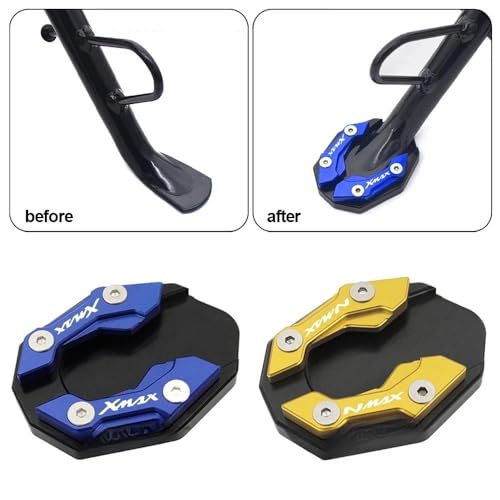 Extension béquille latérale Xmax 300 et Nmax 150 plaque de support moto