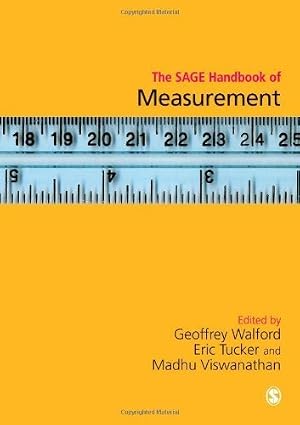 The SAGE Handbook of Measurement book cover