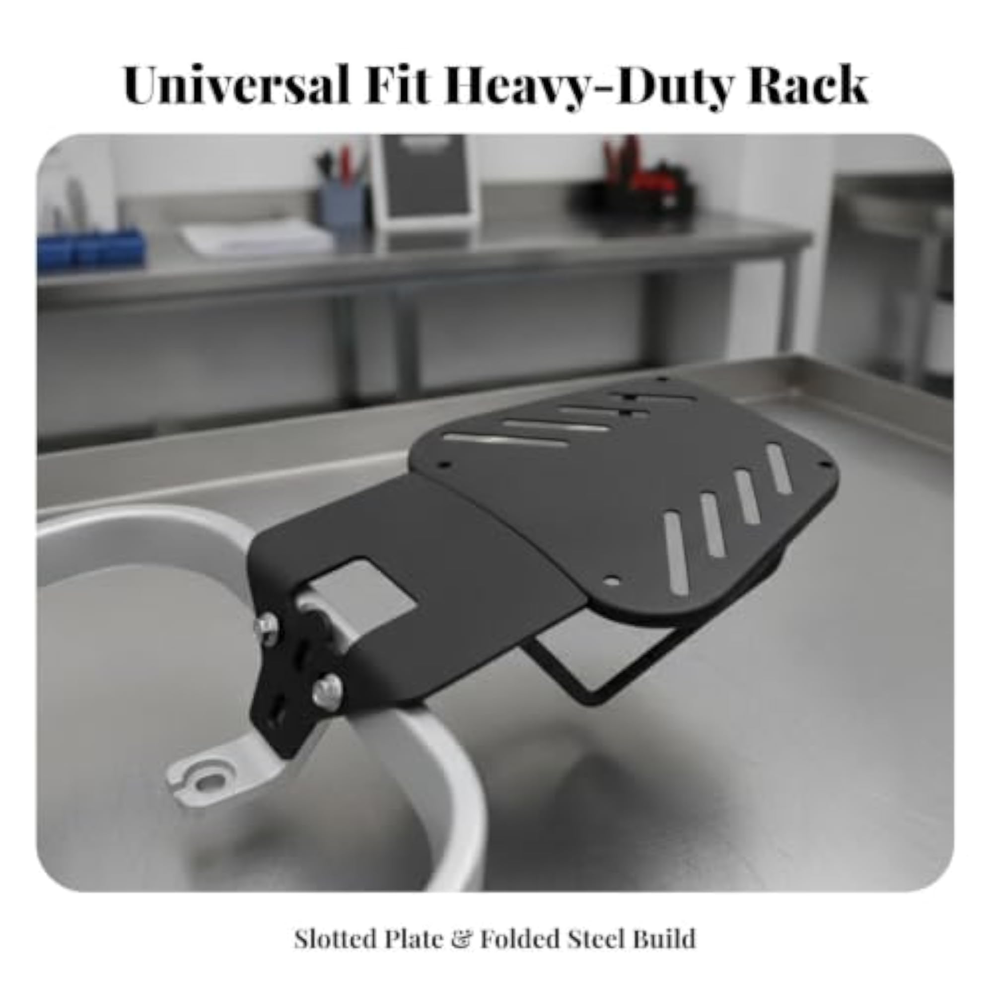 Luggage Rack Extension Bracket, Sturdy Steel Plate