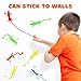 Toyvian 20Pcs Stretchy Sticky Lizards Toys Funny Sticky Gecko Fidget Toys Bulk for Reptile Party Favors Goodie Bags Easter Egg Basket Stuffers Pinata Filler Students Rewards