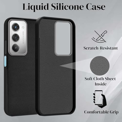 Image of Jkobi Rubberised Back Cover Case for Redmi 15 (Textured Grip Design | Micro-Fiber Cloth Inside | Slim and Light Weight | Soft Touch and Feel)