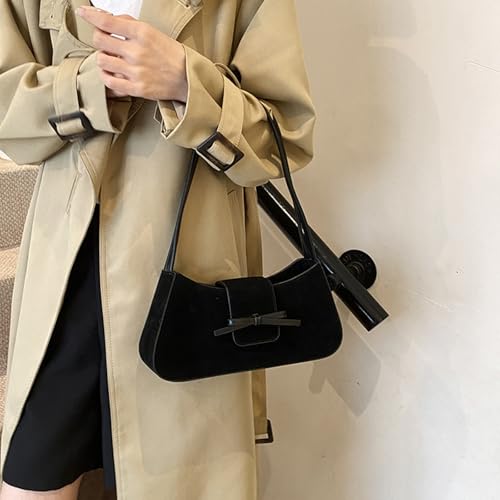 Shoulder Bag for Women Y2k Patent Leather Purses Purse Small Hobo Handbags Small Cute Bow Clutch Bag4
